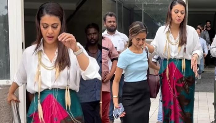 Kajol Gets Mercilessly Trolled For Wearing Uncomfortable Heels And Taking People's Help For Walking