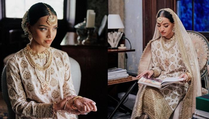 Katrina Kaif's Floral Sabyasachi Bridal Saree Included A Delicate Veil For  Wedding To Vicky Kaushal
