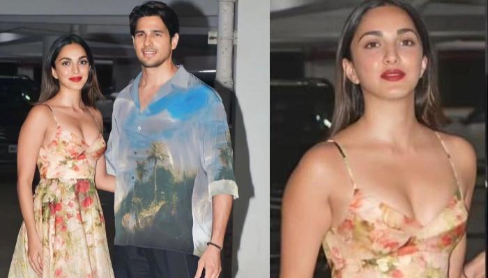 Kiara Advani Stuns In A Floral-Printed Dress Worth Rs. 98K As She Attends  An Event With Sidharth