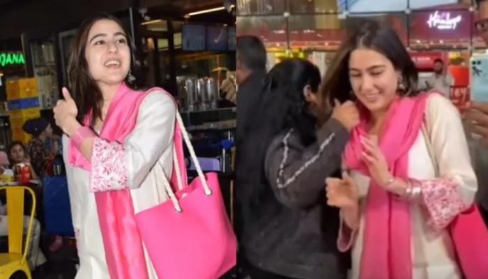 Sara Ali Khan Keeps Calm Despite Being Touched Inappropriately By A Fan, The Netizens Call It Creepy