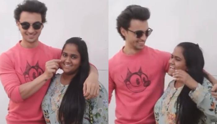 Arpita Khan Reacts Annoyingly As Hubby, Aayush Sharma Pulls Her Cheek In Front Of Paps In Old Clip
