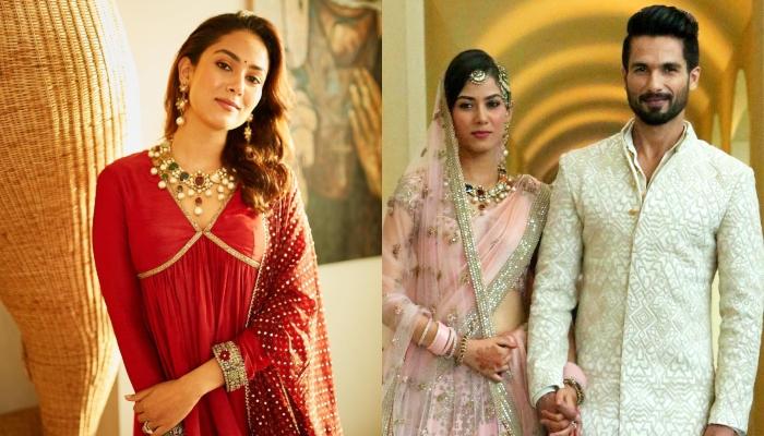 Shahid Kapoor’s Wife, Mira Rajput Repeats Her Bridal Jewellery For ‘Ghar Ki Shadi’, Dons A ‘Sharara’