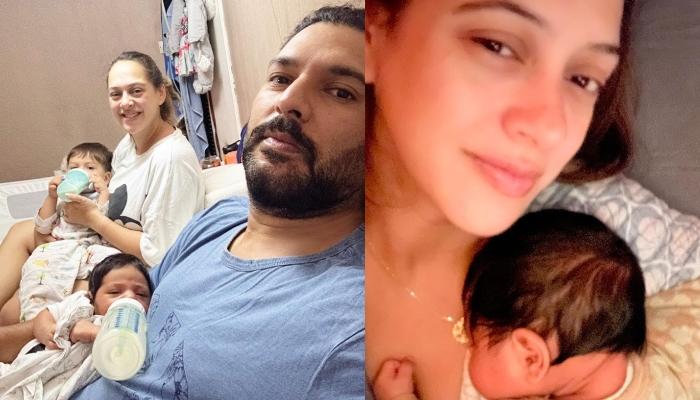 Yuvraj Singh's Daughter Clings To Her Mommy, Hazel In A Cute Photo, She Says, 'Its Snuggle O'clock'