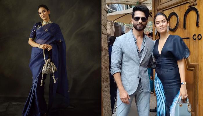 Mira Rajput Slays In A Ruched Dress Worth Rs. 2.30 Lakhs At ‘Devar’, Ruhaan’s Wedding Reception