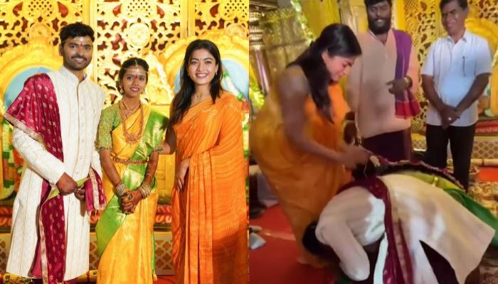 Read more about the article Rashmika Mandanna’s Video Of Her Assistant, Sai And His Wife Touching Former’s Feet Goes Viral