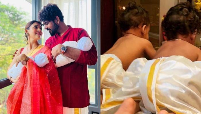 Nayanthara And Vignesh Celebrate 1st Krishna Jayanthi With Sons, The Little Ones Don Cute ‘Dhotis’