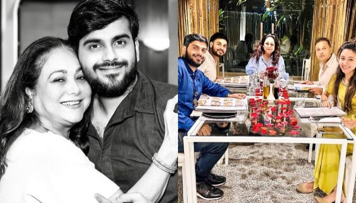 Tina Ambani Shares Candid Photos Of Anshul Along With A Family Potrait From One Of Their Dinners