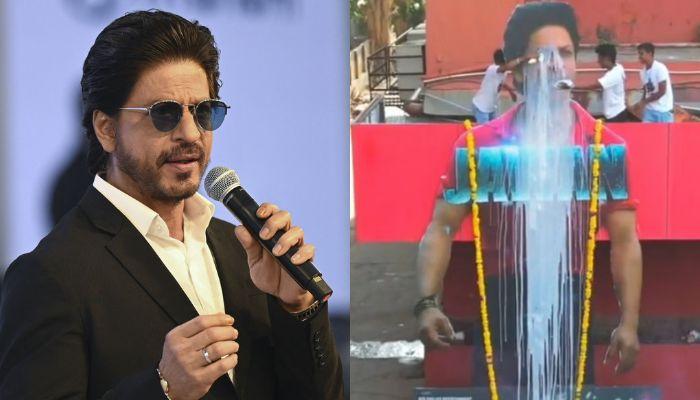 Shah Rukh Khan Appreciates Fans Pouring Milk On ‘Jawan’s’ Poster, Netizens Say, ‘Don’t Waste Milk’