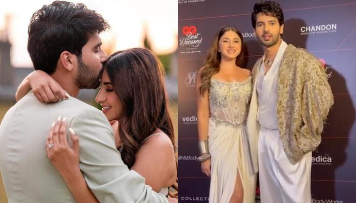 Newly-Engaged Couple, Armaan Malik-Aashna Shroff Arrive Hand-In-Hand At An Event, Duo Twins In White