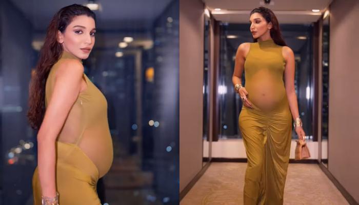 Fashion Blogger, Juhi Godambe Flaunts Her Glam Pregnancy Fashion, Cradles Baby Bump In A Sheer Gown