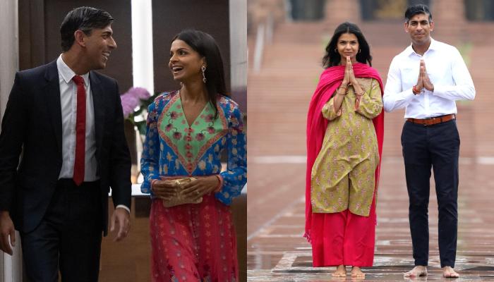 Rishi Sunak And Wife, Akshata Murty Perform ‘Aarti’ At Akshardham Temple Ahead Of G20 Summit Day 2