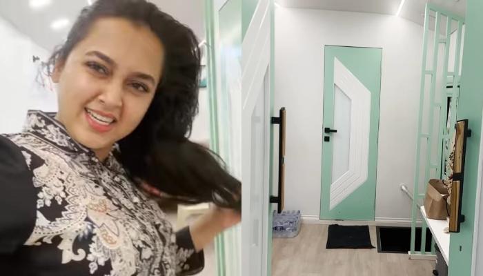 Tejasswi Prakash Takes Inside Her Lavish Vanity Van Having 2 Washrooms, Mini Fridge, TV And More