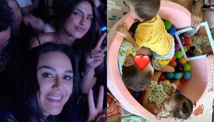 Preity Zinta Shares A Glimpse Of Twins, Jay-Gia's Playdate With Priyanka Chopra's Baby Girl, Malti