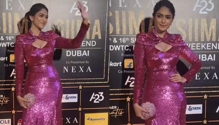 Mrunal Thakur Dons A Sequin Gown Worth Rs 4.10 Lakhs, Pairs It With Rs 4.75 Lakhs Embellished Clutch