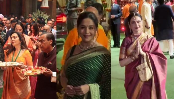 Read more about the article Ambanis Ganesh Puja At Antilia: From Rekha To Madhuri, B-Town Stars Who Graced The Celebration