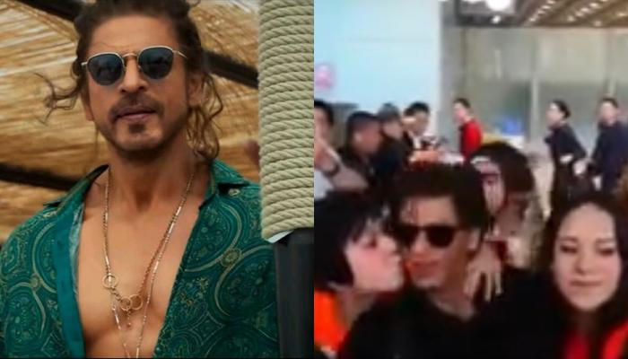 Shah Rukh Khan Keeps His Calm As He Gets Molested By Some Ladies In A Viral Video, Netizens React