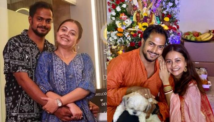 Devoleena Bhattacharjee Celebrates Ganesh Puja With Husband, Shanwaz Shaikh, Netizens React