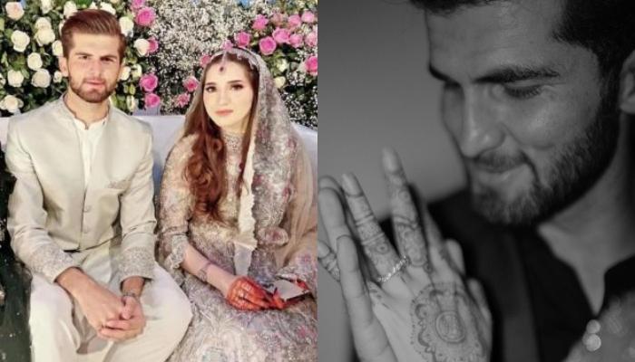 Shaheen Shah Afridi's Wife, Ansha Flaunts Her Sleek Diamond Ring In Unseen Photo From Their 'Walima'