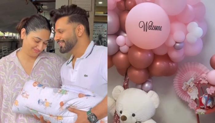 Rahul Vaidya-Disha Parmar’s Baby Girl Gets A Grand Welcome At Her Home, Receives Cutesy Gift Hamper