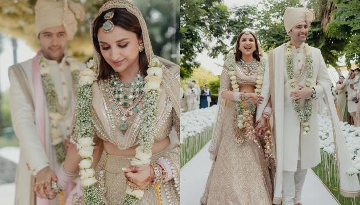 Parineeti Chopra-Raghav Chadha’s Wedding Pictures Out, Bride Stuns In Golden Lehenga And ‘Chooda’