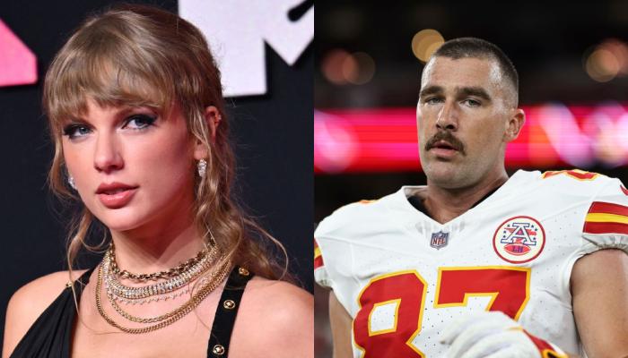 You are currently viewing Taylor Swift Seemingly Confirms Romance With Travis Kelce As She Cheered For Him Along With His Mom