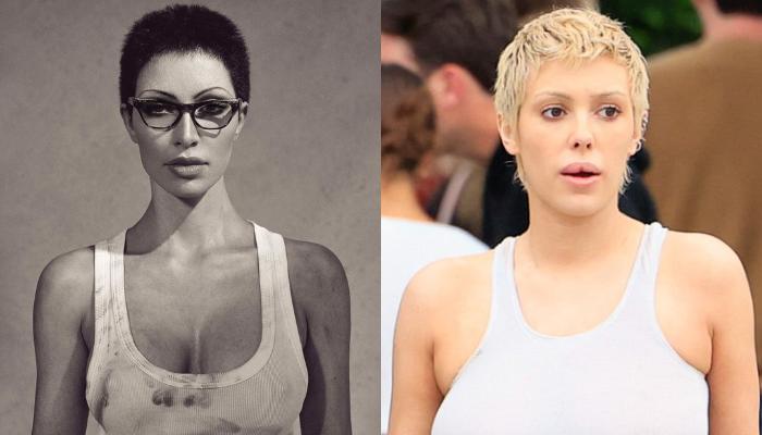 Kim Kardashian's New Buzz Cut Look Left Netizens Comparing Her With Kanye's New Wife, Bianca Censori