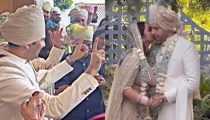 Parineeti-Raghav’s Wedding: Groom Does ‘Bhangra’, Bride Kisses Her Husband, Unseen Videos Go Viral