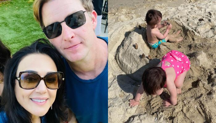 Read more about the article Preity Zinta Posts Glimpses Of Her Beach Day With Twins, Gia And Jai, Little Ones Play In The Sand