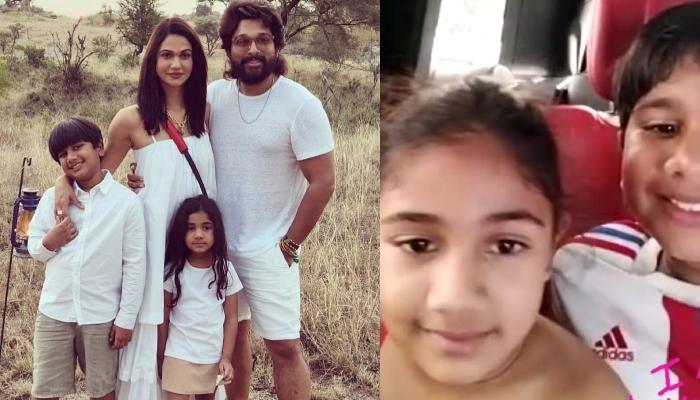Allu Arjun's Wife, Sneha Celebrates B'Day With Kids On Video Call, Longs For Them During London Trip