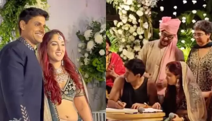 Aamir Khan’s ‘Damad’, Nupur Bashed For Donning Gym Wear On Wedding, Netizens Say ‘Kapde Pehan Leta’