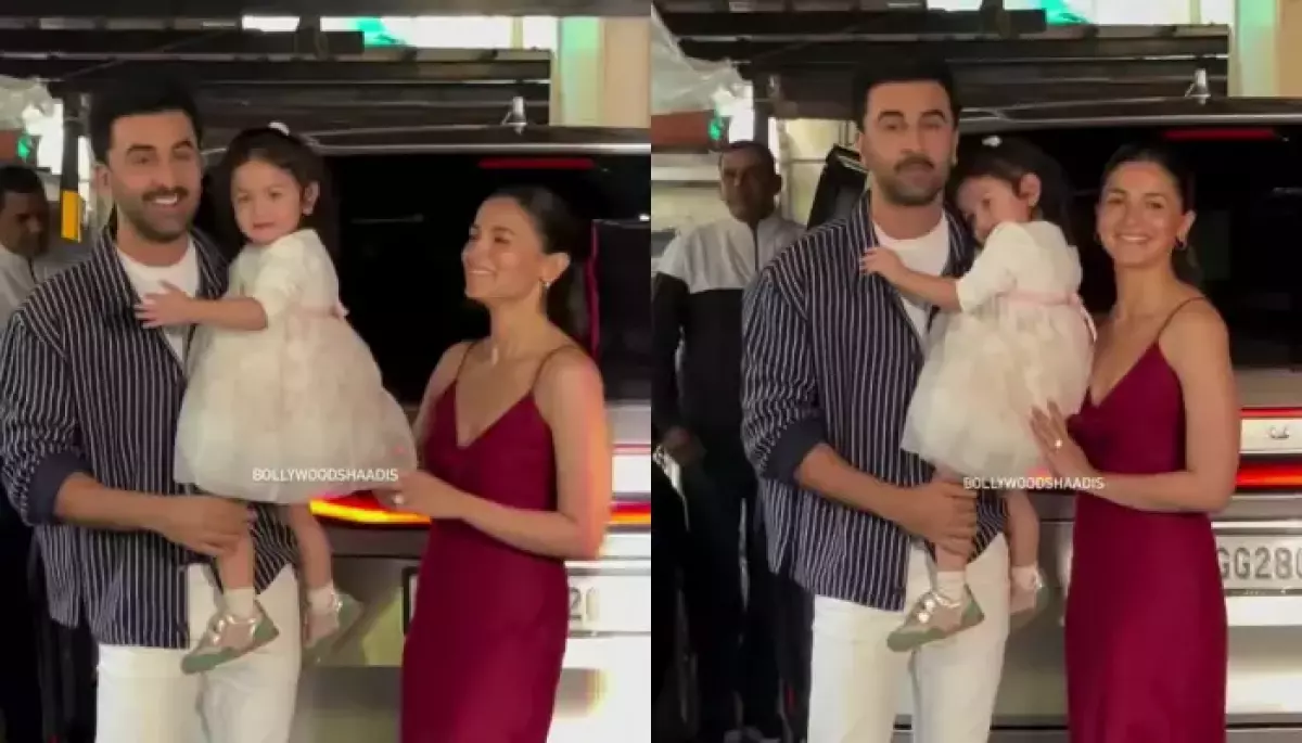 Alia Bhatt Serves Red Angel While Raha Gives Off Winter Princess As ...
