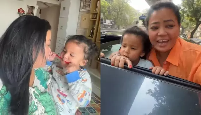 Bharti Singh Gets Emotional As She Drops Gola On 1st Day Of School, He Gets An Airy Ride Back Home