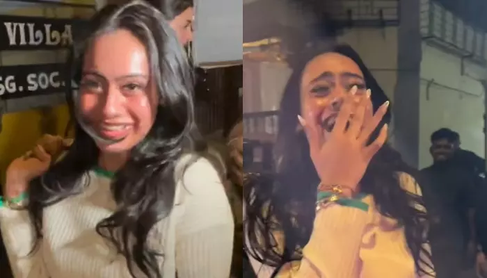Nysa Devgan Reacts As She Loses The Way To Her Car After A Party, Netizen Says, 'She Gets So Drunk'
