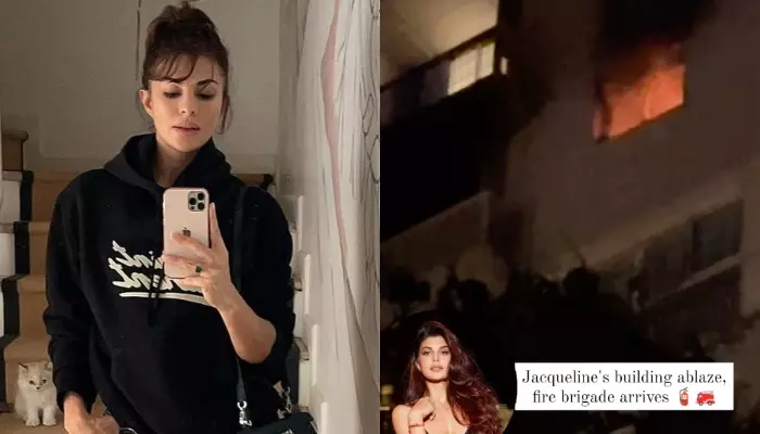 Jacqueline Fernandez's Mumbai Building Catches Fire As She Is Out Of Town,  Video Goes Viral