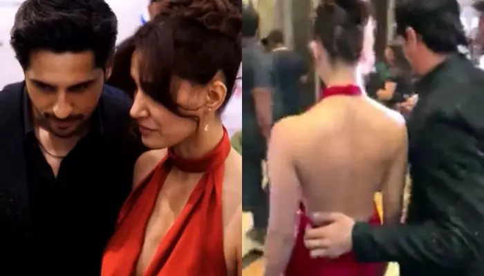 Disha Patani Looks Smoking Hot In A Backless Dress, Sidharth Malhotra Holds Her Close In Viral Video