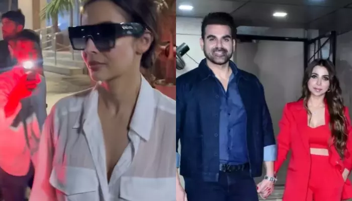 Malaika Arora Spotted Outside Arbaaz Khan’s Home In A See-Through Shirt, Avoids Posing For The Paps
