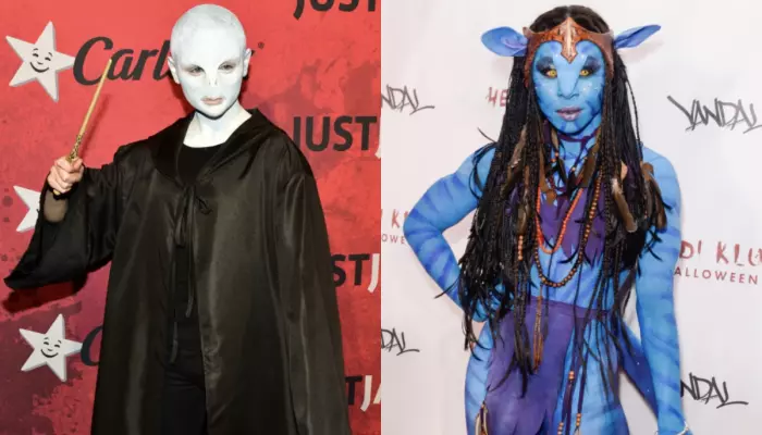 Most Iconic Halloween Looks Of Celebrities, From Katy Perry's Cheetos To Kim Kardashian's Cher Look