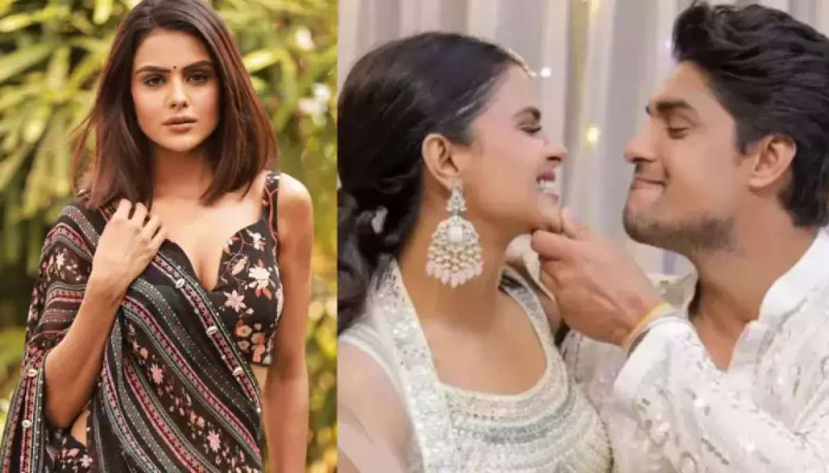 Priyanka Chahar Choudhary reacts when Salman Khan asks her about Ankit and gives hints about the equation Priyanka Chahar Choudhary reacts when Salman Khan asks her about Ankit and gives hints about the equation