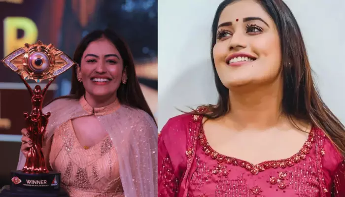 Bigg Boss Malayalam Season 7: Anumol Karthu Kisses Winner Trophy, Second Woman To Win Show Edition