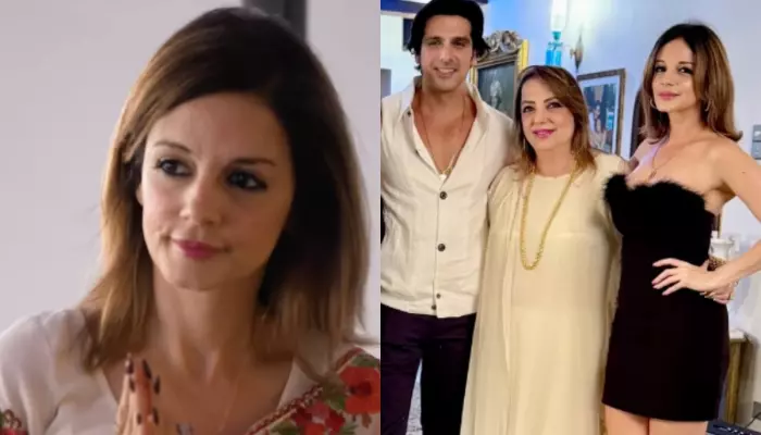 Zarine Khan's Prayer Meet, Sussanne Khan Dresses In A Saree With Red Flower For Mom's Final Rites