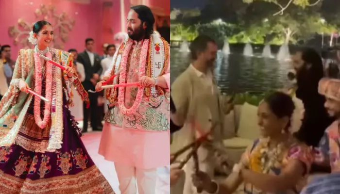 Anant Ambani And Radhika Merchant's 'Garba' Night With Donald Trump Jr. And His Family In Jamnagar