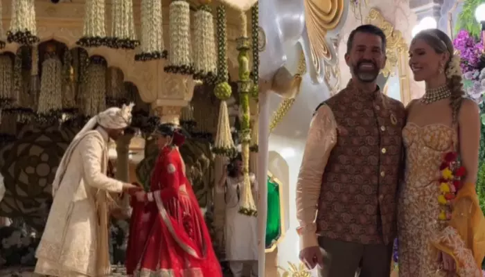 Billionaire Heiress Netra Mantena Marries Vamsi Gadiraju In Udaipur, Donald Trump Jr Blesses Couple