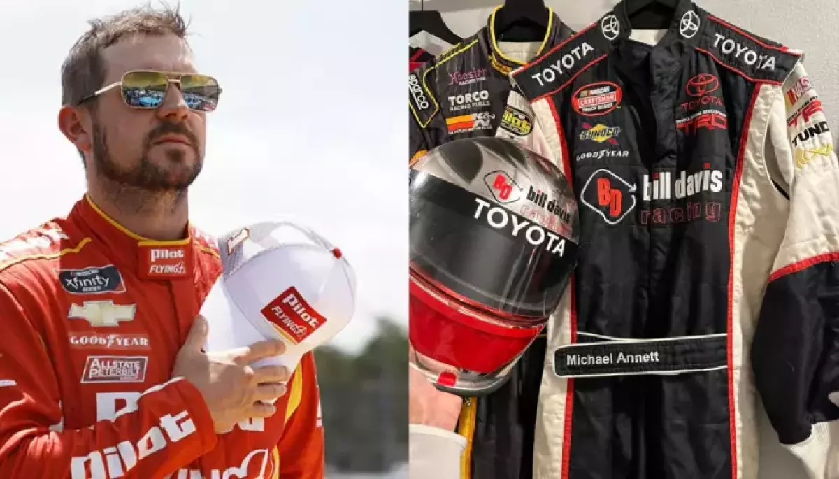 Michael Annett's Last Social Media Post Was A Touching Tribute To A NASCAR Legend, 'I'm So Happy..'