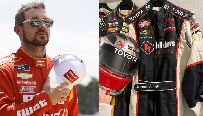 Michael Annett's Last Social Media Post Was A Touching Tribute To A NASCAR Legend, 'I'm So Happy..'