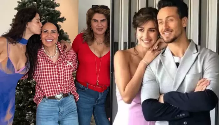 Disha Patani Was At Ex-Boyfriend, Tiger Shroff's Home For Christmas, But He Was Missing From Bash
