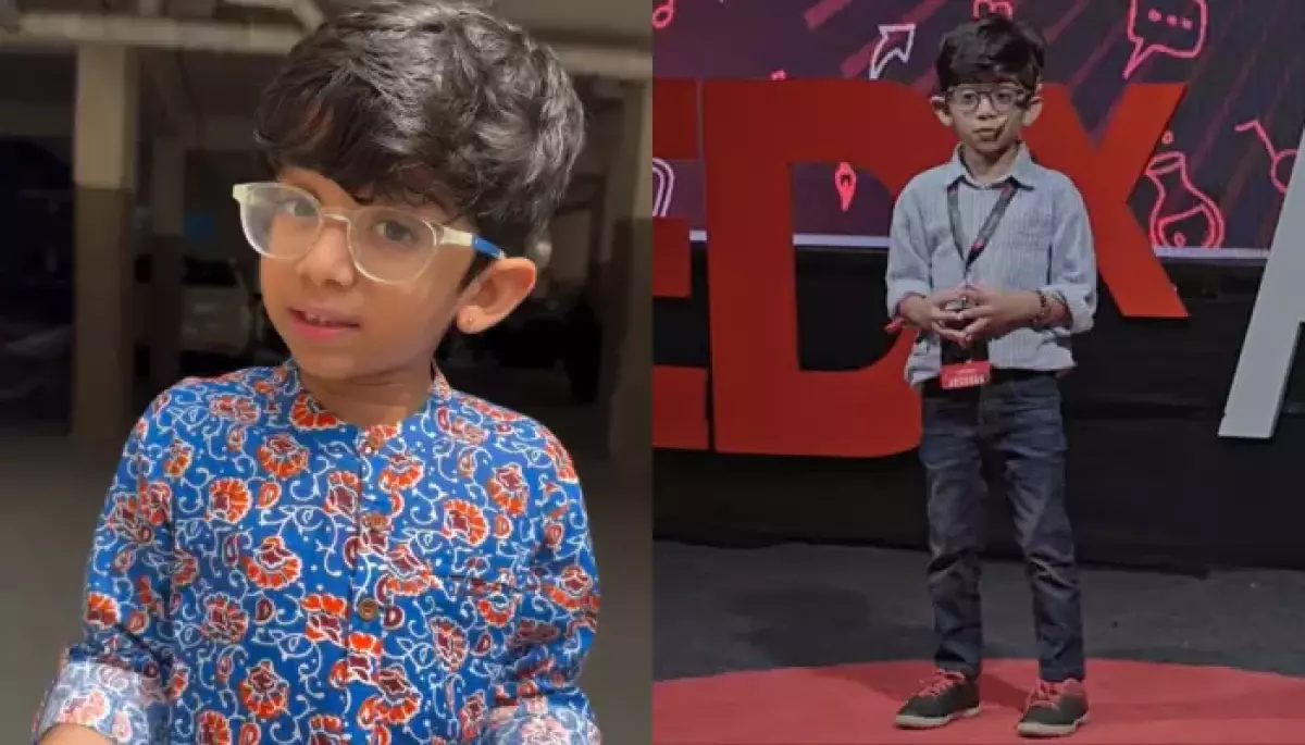 Meet India's Youngest TEDx Speaker, Agniv Vinoth, Took The Stage At The ...