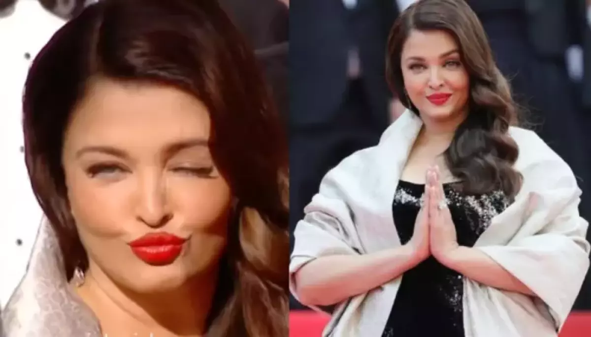 Aishwarya Rai Bachchan Goes Goofy As She POUTS…