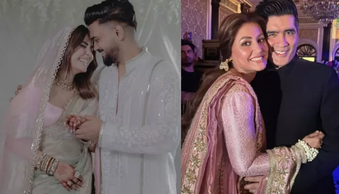 Hina Khan THANKS Manish Malhotra For DESIGNING Her Saree For Registered Wedding: 'You Understood..'