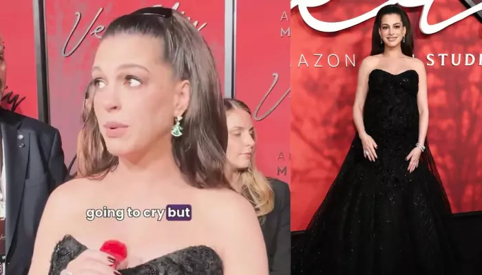 Pregnant Anne Hathaway Tears Up During A Recent Interview, Netizens Say, 'Everything Makes You Cry'