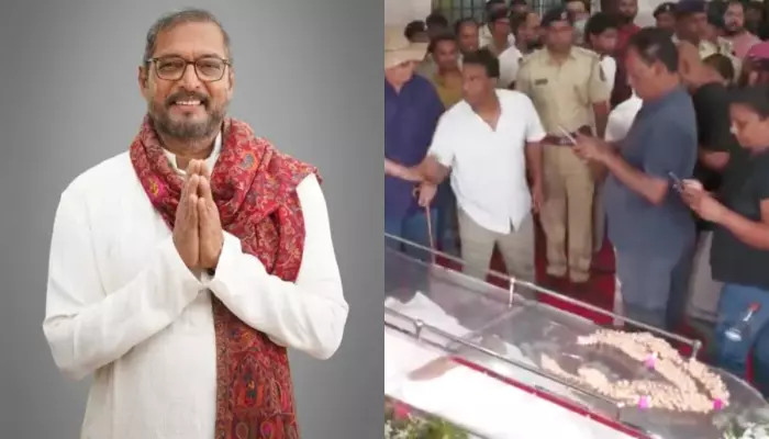Nana Patekar's Last Darshan Sparks Outrage As Fans Click Photos Of His 'Parthiv Sharir' In Goa